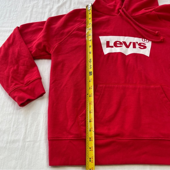 Levi’s Big Boy Batwing Pullover Hoodie - Red, Size XL - Picture 9 of 13